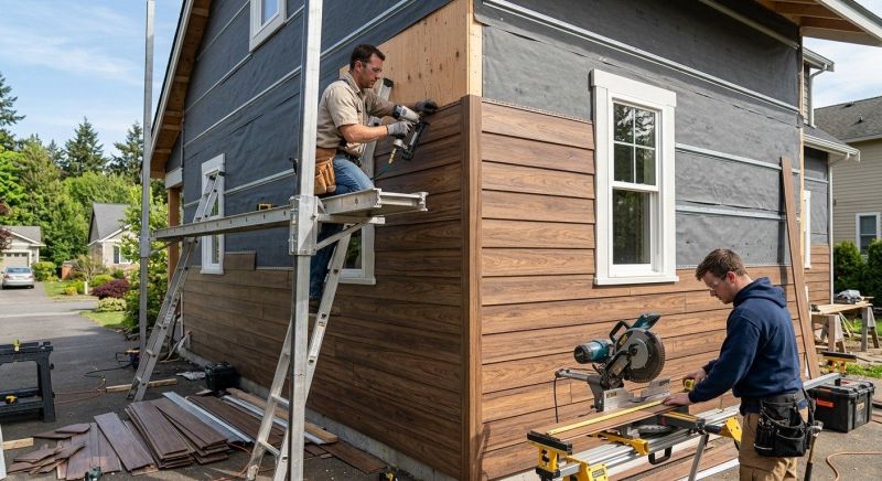 Faux Wood Siding Installation in Crofton, KY