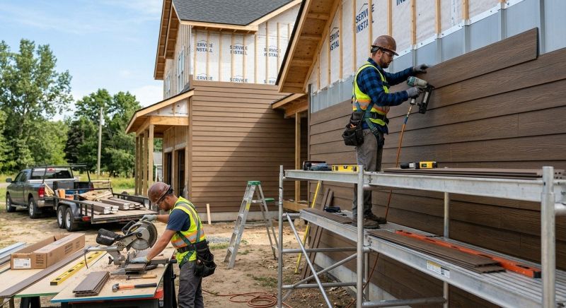 Faux Wood Siding Installation in Todd County, KY