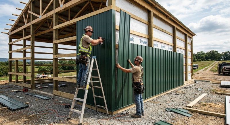 Metal Barn Siding Installation in Hopkinsville, KY