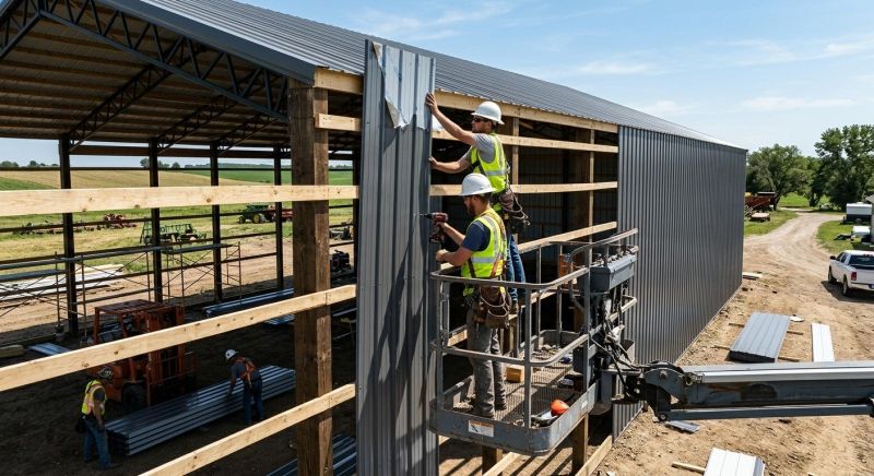 Metal Barn Siding Installation in Hopkinsville, KY