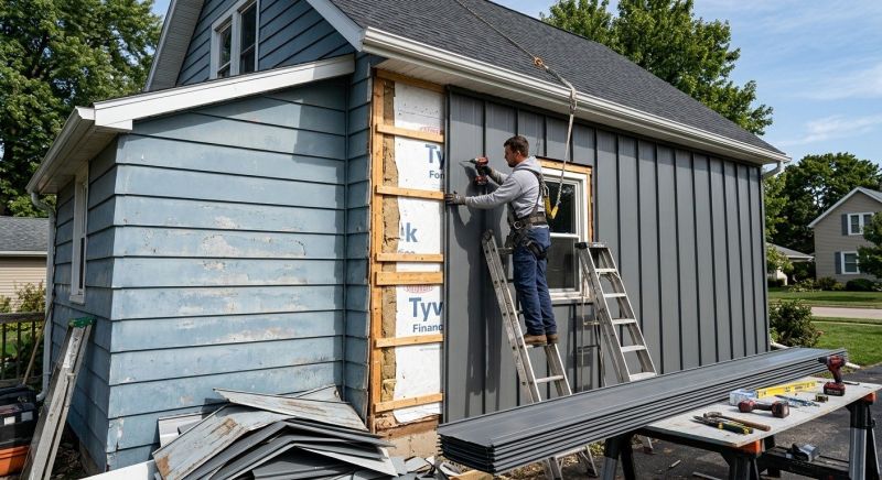 Sheet Metal Siding Replacement in Hopkinsville, KY